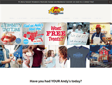 Tablet Screenshot of eatandys.com